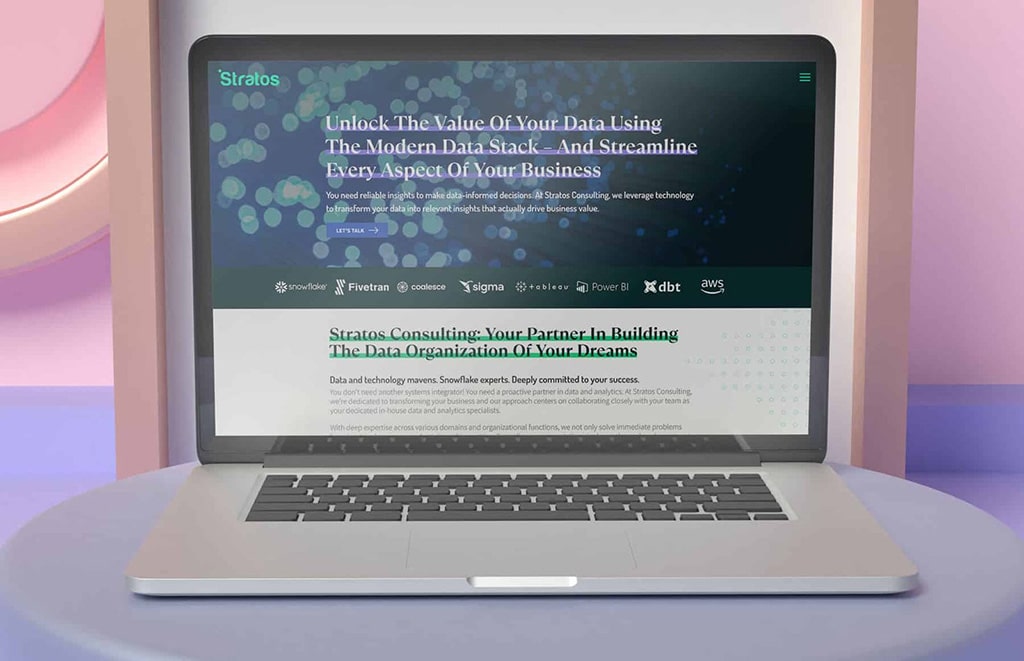 Tech consulting company website design and development